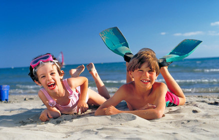 Enfants à la plage