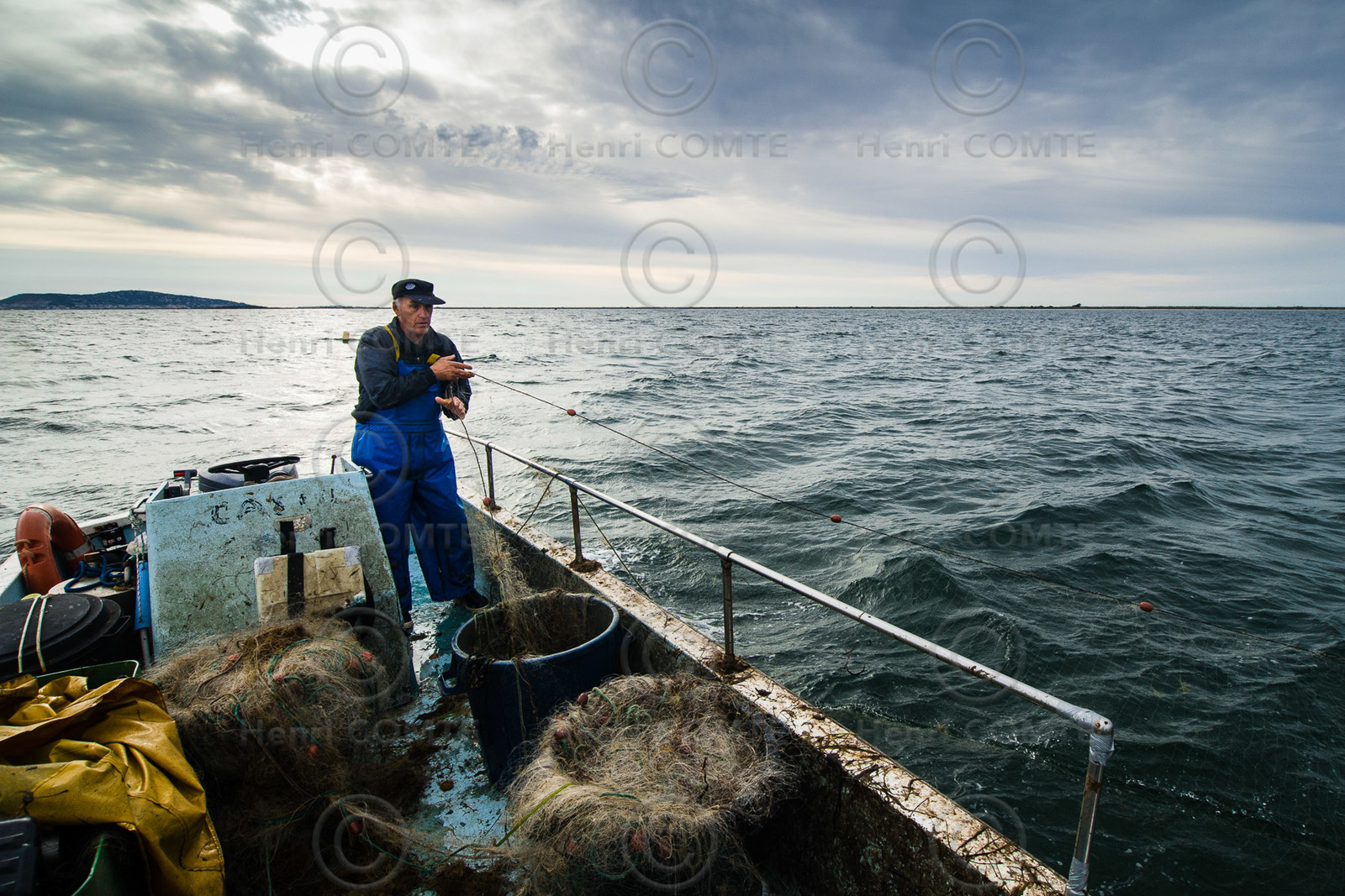 Pêche étang de thau