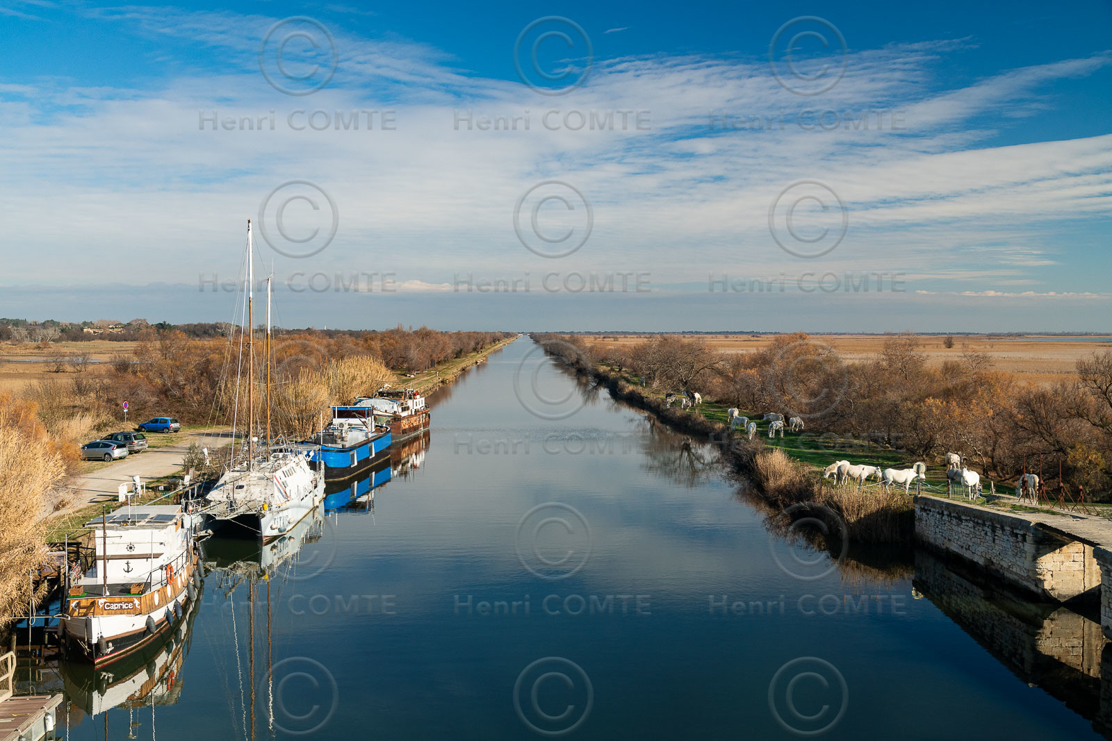 Canal du Rhône à Sète