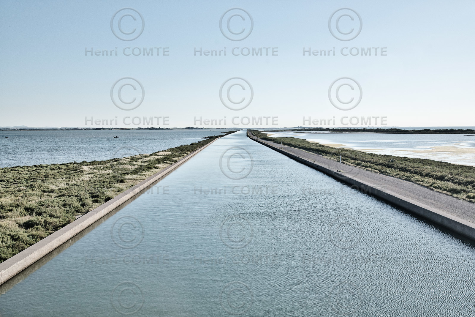 Canal du Rhone à Sète