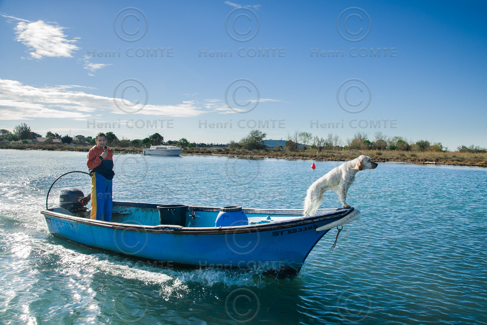 Pêche étang de thau