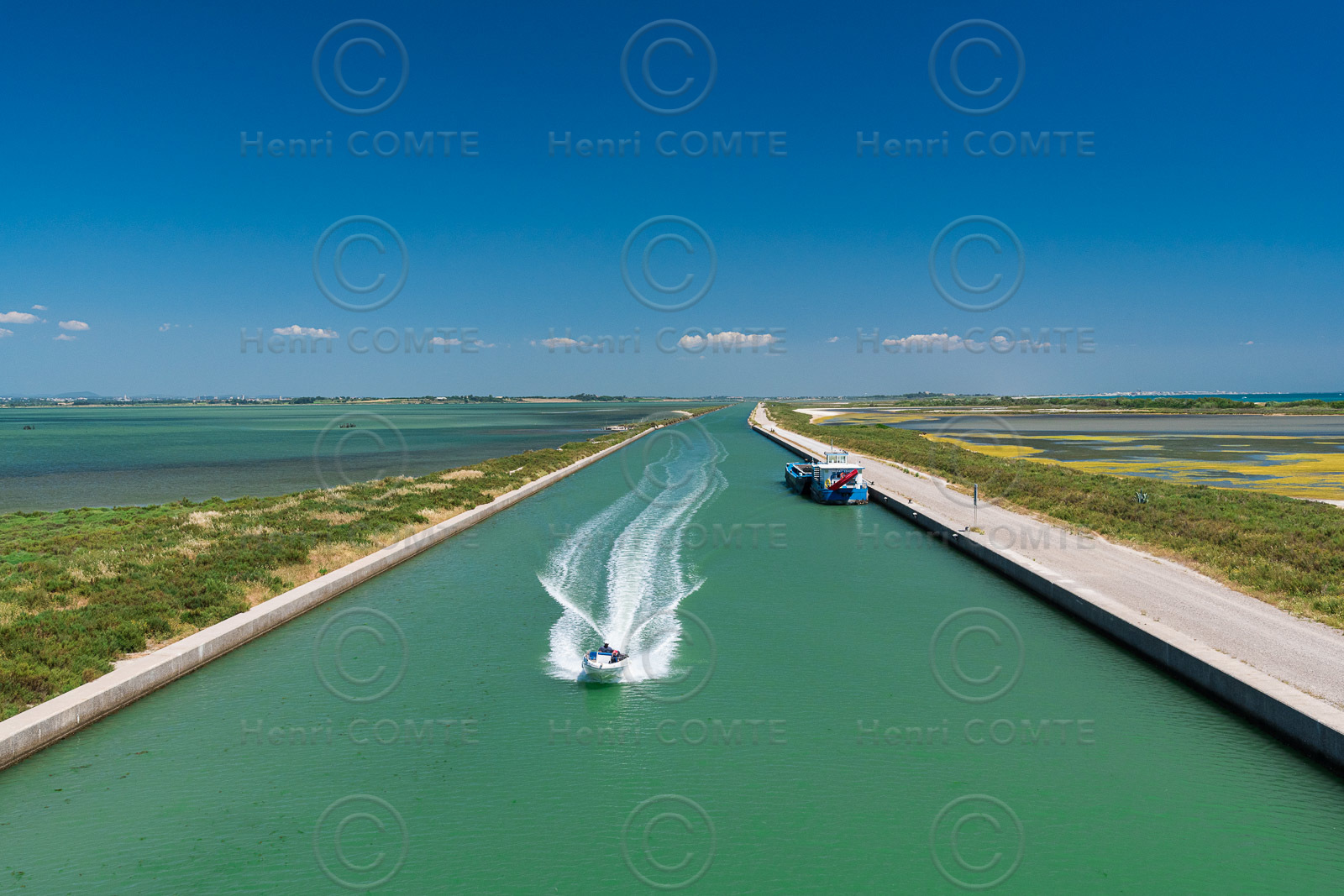 La canal du Rhône à Séte