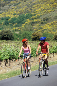 Couple en vélo