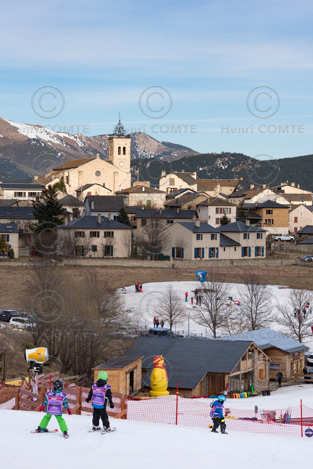 La station Les Angles
