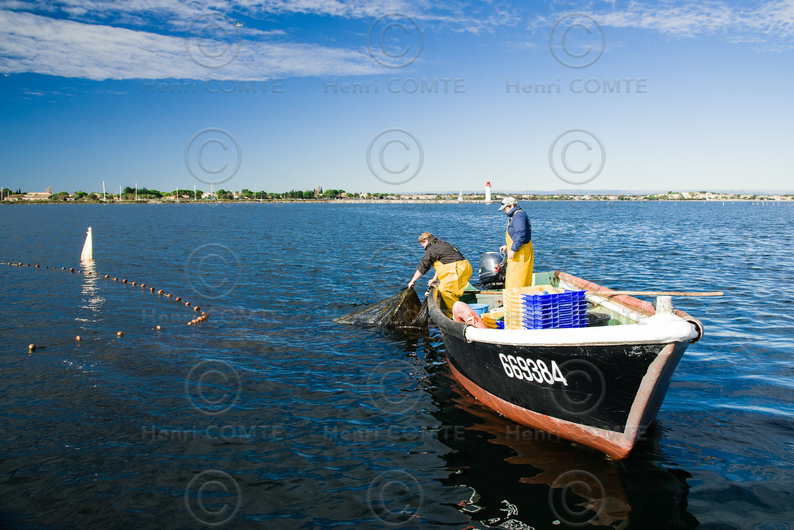 Pêche étang de thau