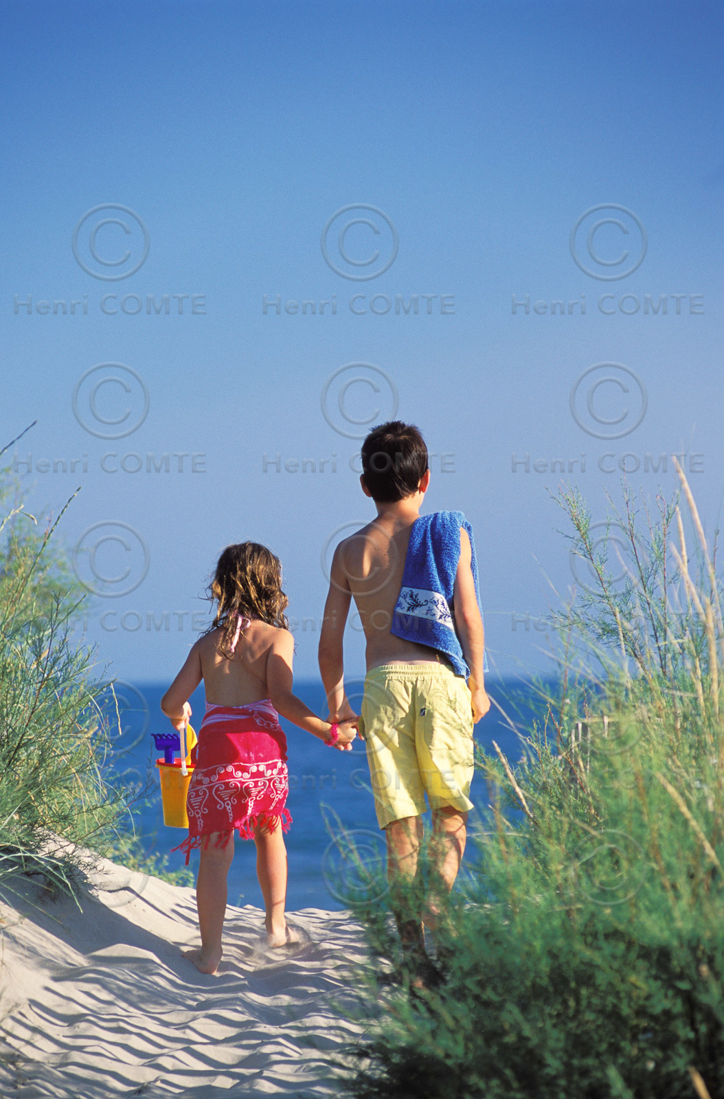 Enfants et plage