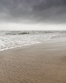 Plage en hiver