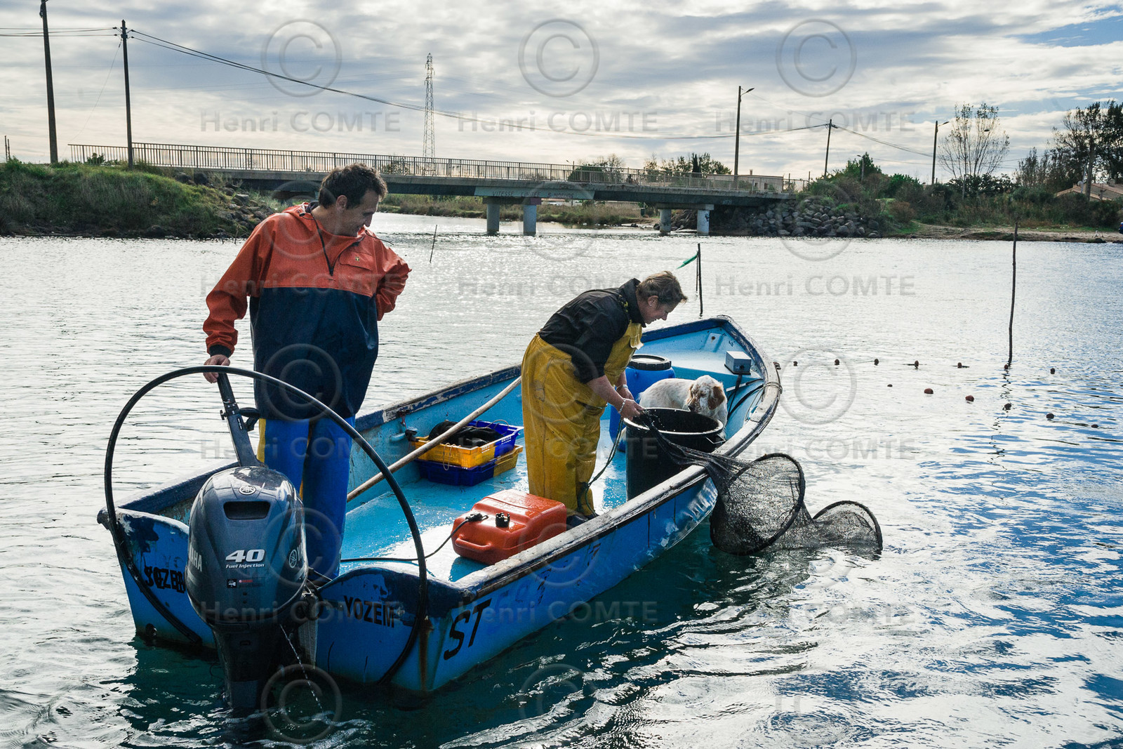 Pêche étang de thau