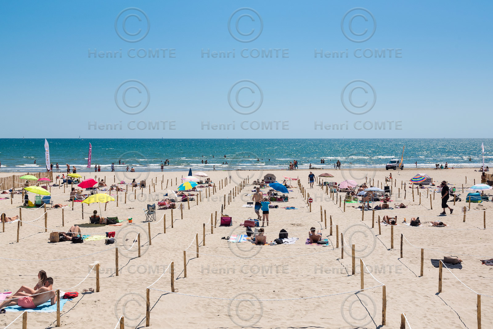 Plage Grande-Motte Covid 19