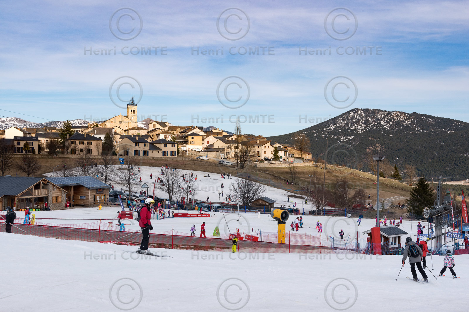 La station Les Angles
