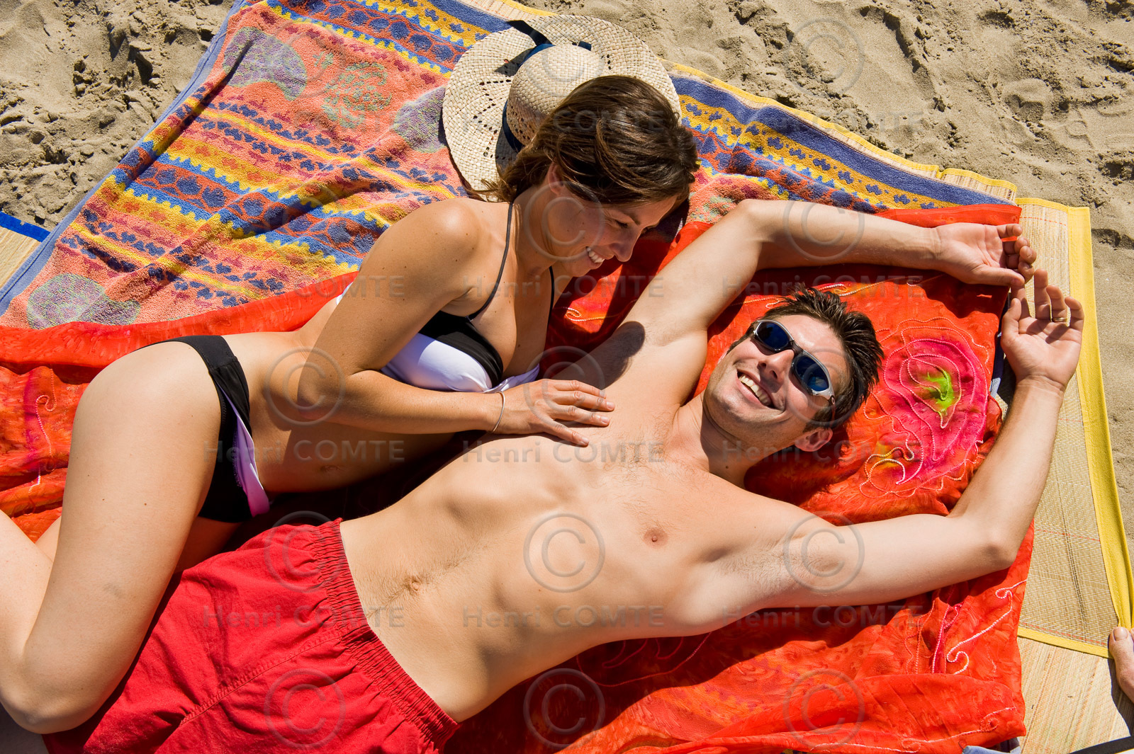 Couple plage
