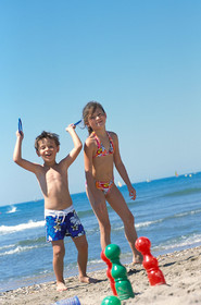 Enfants à la plage