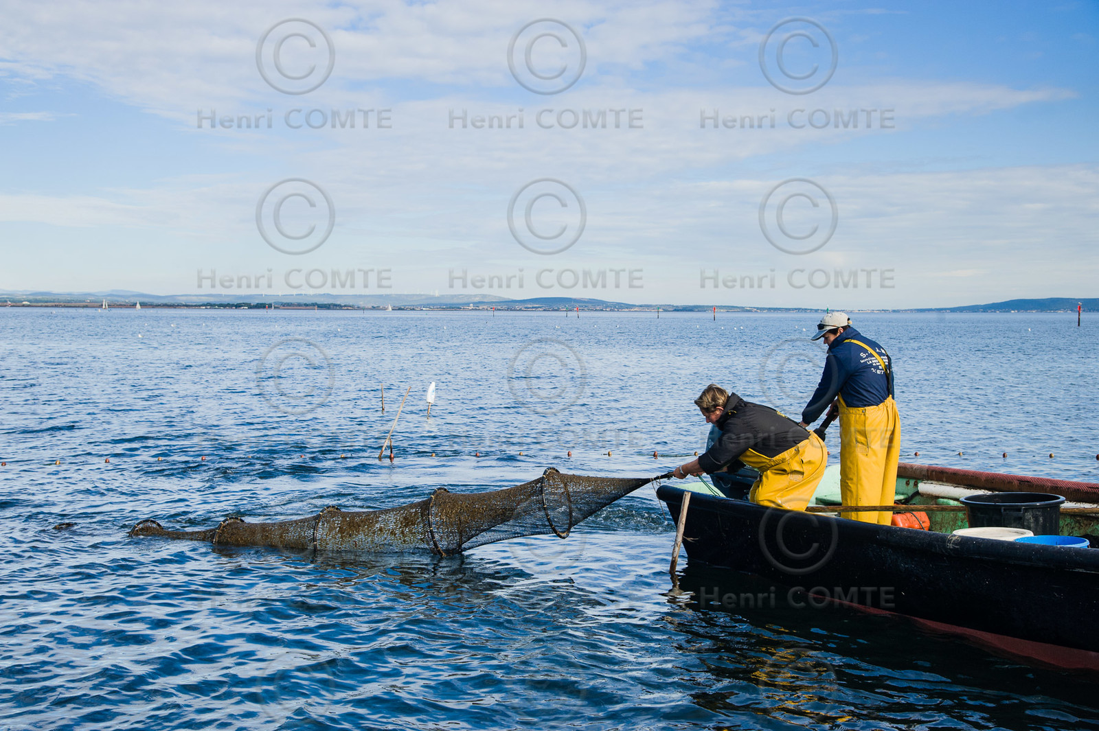 Pêche étang de thau