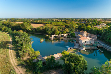 Vieux pont de  St Thibery
