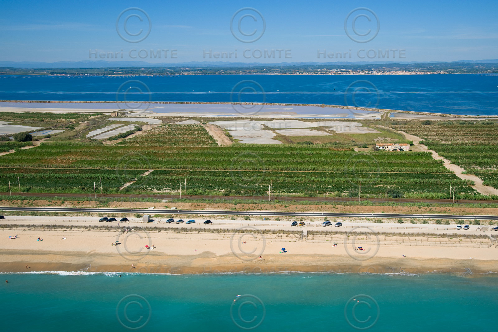 Lido et plage de Sète