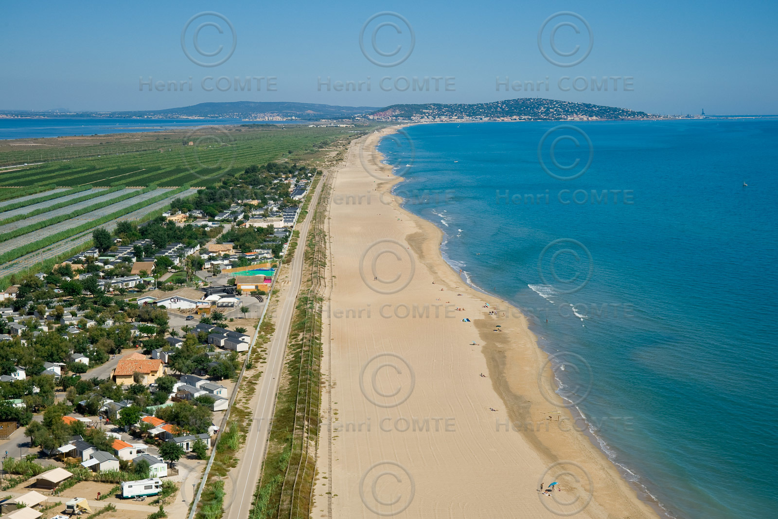 Lido et plage de Sète