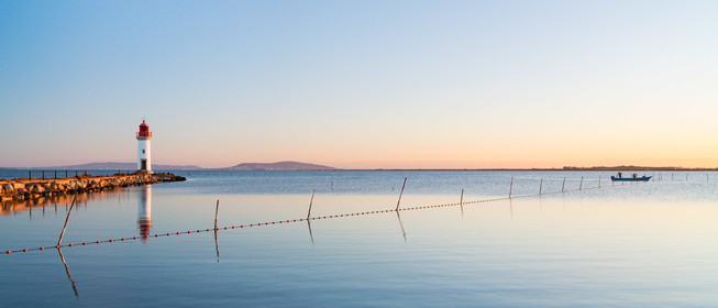 Pêcheur sur l'étang