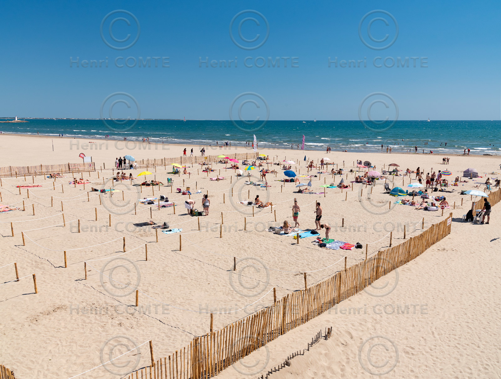 Plage Grande-Motte Covid 19