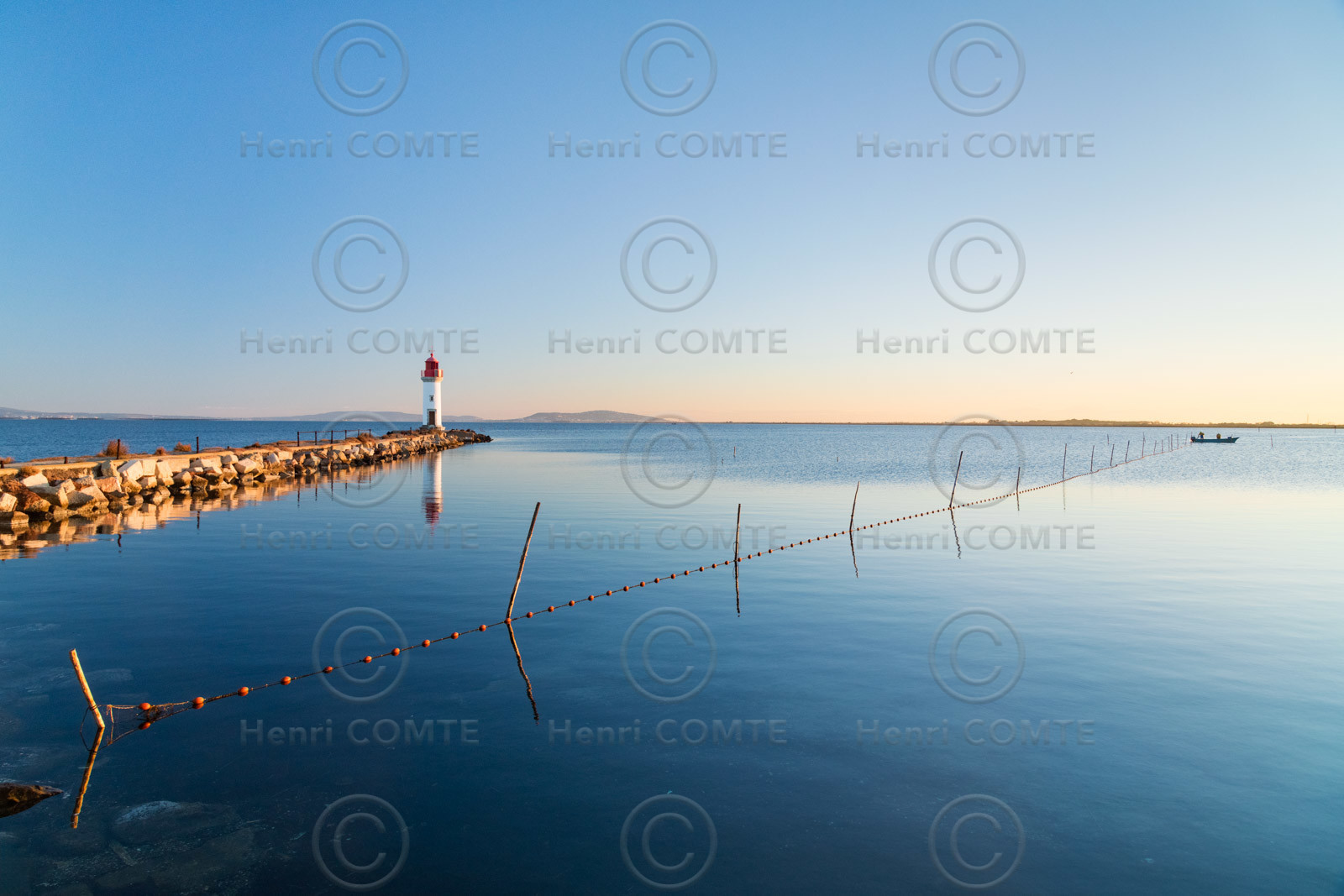 Pêcheur sur l'étang