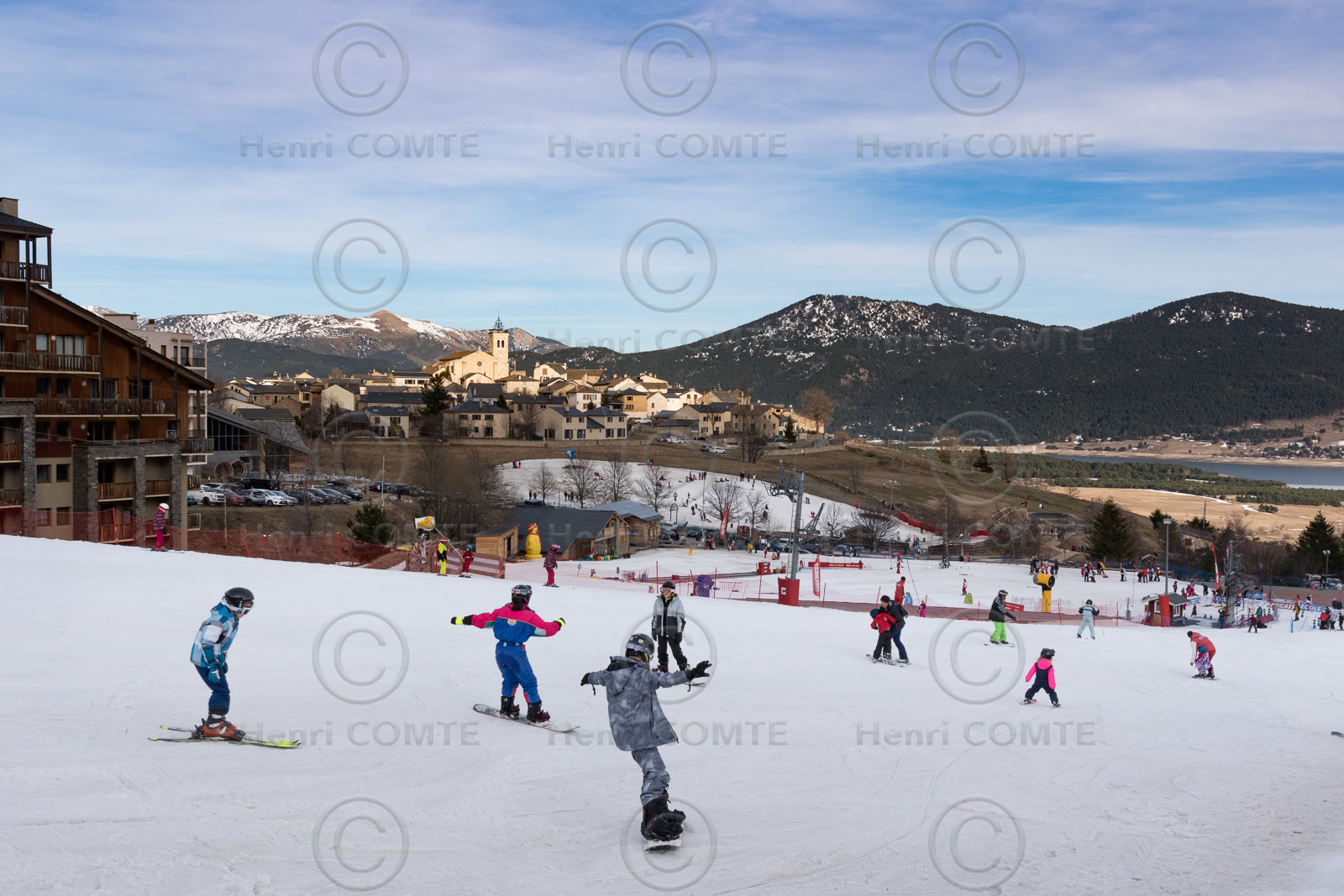 La station Les Angles